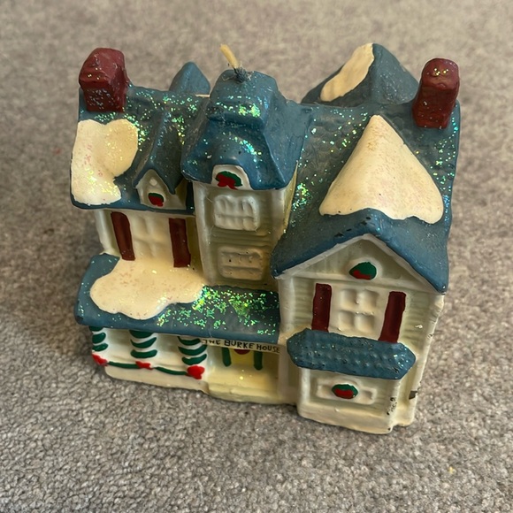 Other - House Candle with glitter